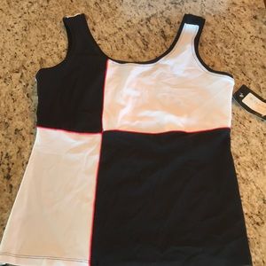 Eliza Audrey Checker tennis top